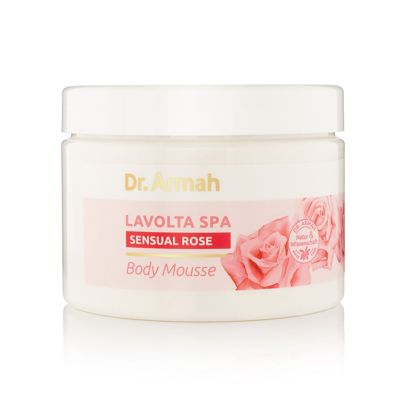 Lavolta Spa Sensual Rose Körpermousse mit Hyaluronsäure, Wildrosenöl, Vitamin E und Sheabutter