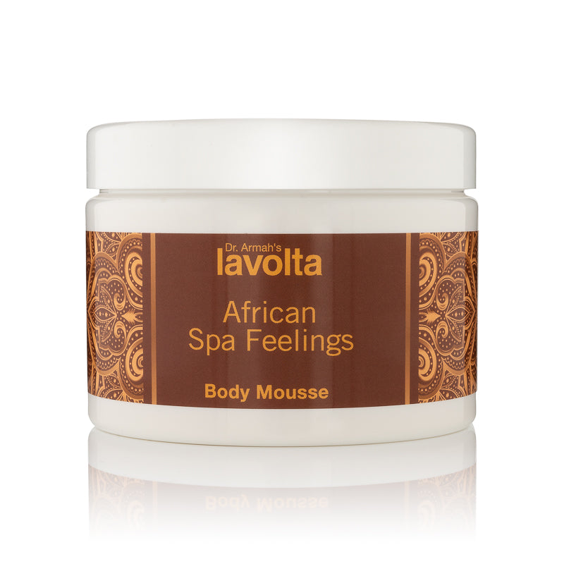 Lavolta African Spa Feelings Körper Mousse mit Sheabutter, Mandelöl und Vitamine.