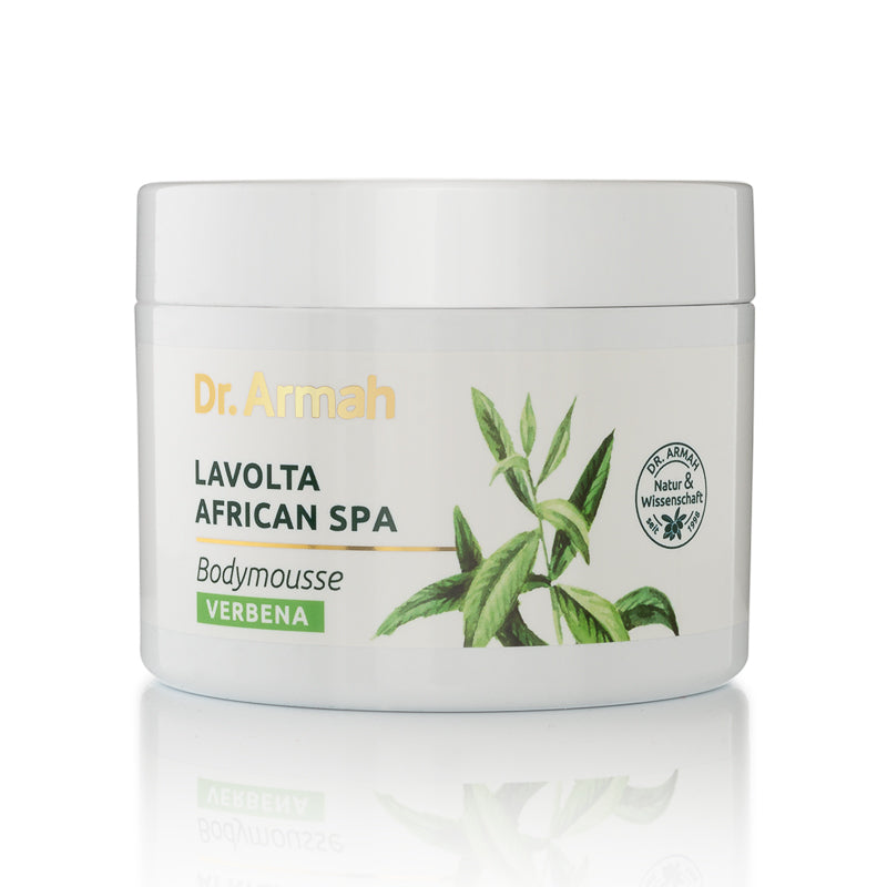 Lavolta African Spa Körpermousse mit Verbena, Q10, Sheabutter, Mandelöl und Panthenol