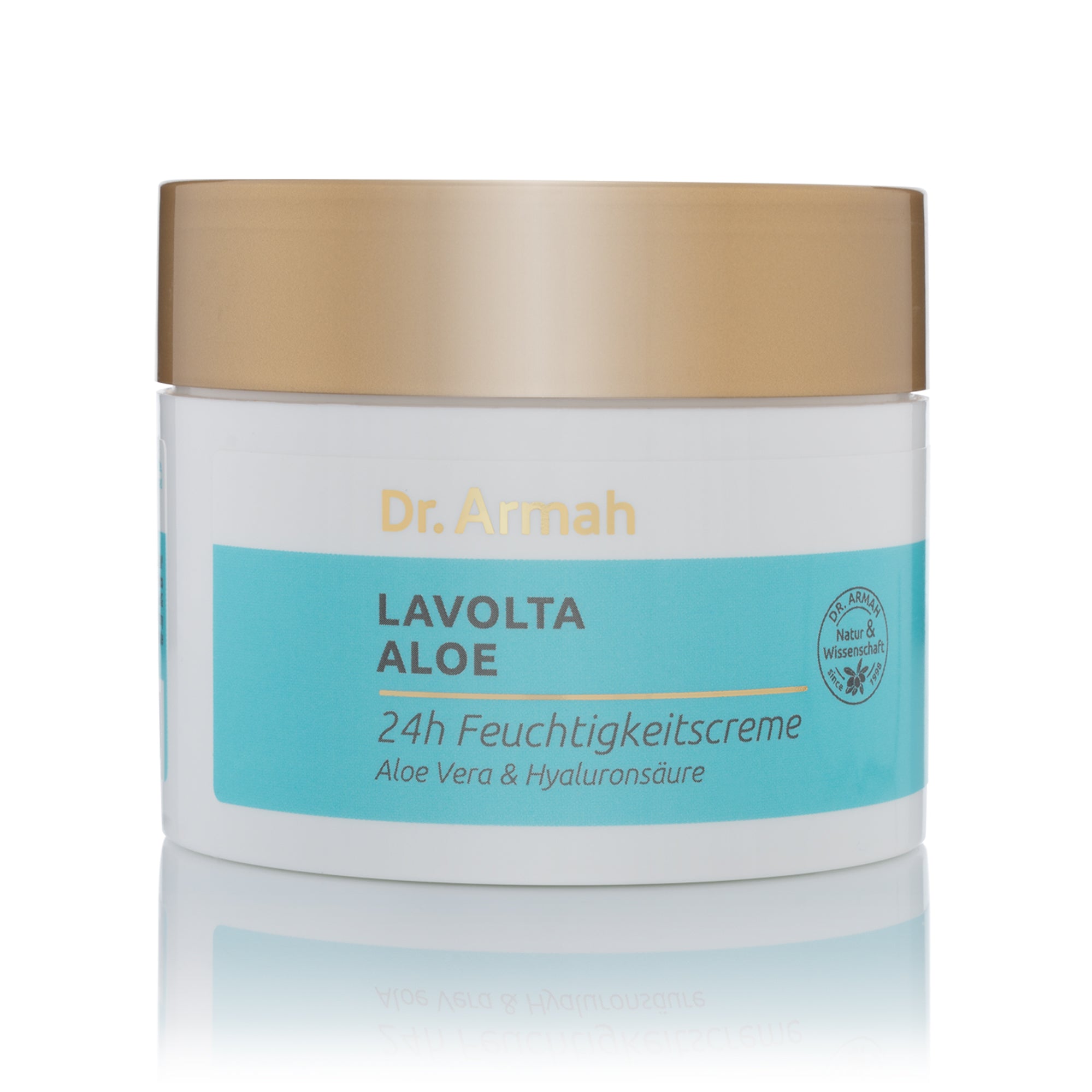 Lavolta 24h Gesichtscreme mit Aloe Vera, Hyaluron, Q10, Vitamin E und AquaCacteen