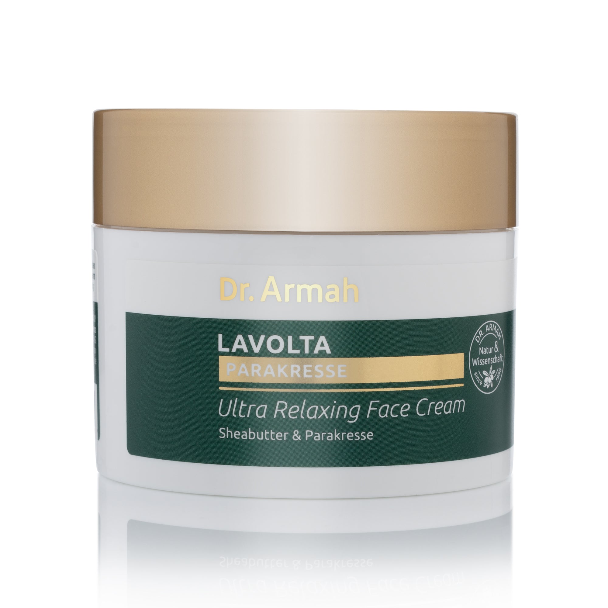 Lavolta Parakresse Sofort Lifting Gesichtscreme mit Sheabutter, Parakresse, Hyaluron, Vitamin E und pflanzliches Glycerin