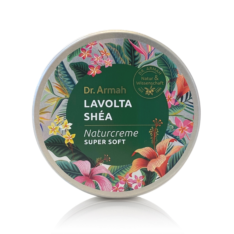 Lavolta Shea Naturcreme Super Soft  mit Sheabutter und Vitamin E für trockene und sensible Haut