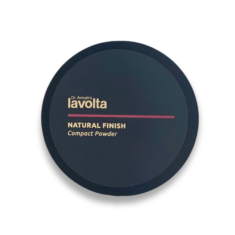 Lavolta Natural Finish Gesichtspuder silikonfrei mit Maisstärke, Vitamin E und Mandelöl