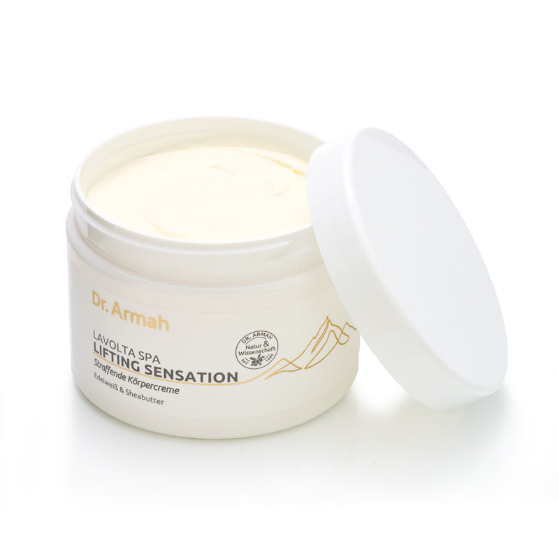 Lavolta Spa Lifting Sensation straffende Anti-Aging Körpercreme mit Edelweiss und Sheabutter