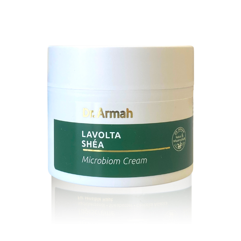 Lavolta Shea Microbiom Gesichtscreme mit Nachtkerze, Seewasser und Ginseng