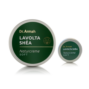 Dr. Armah Lavolta Shea Naturcreme Soft mit Sheabutter und Vitamin E für  trockene und sensible Haut